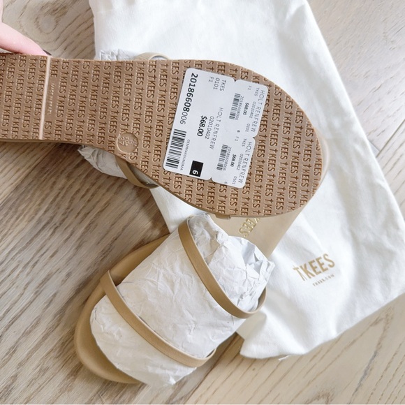 Tkees sandal leather recommend pick bigger size us6 eur37 - Picture 2 of 2